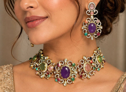 Nora Sabyasachi Inspired Choker Set