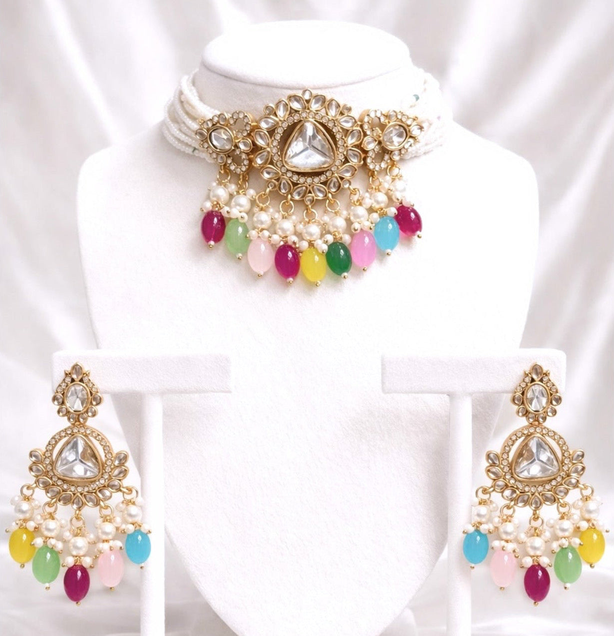 Hoor Multi Color Necklace Set