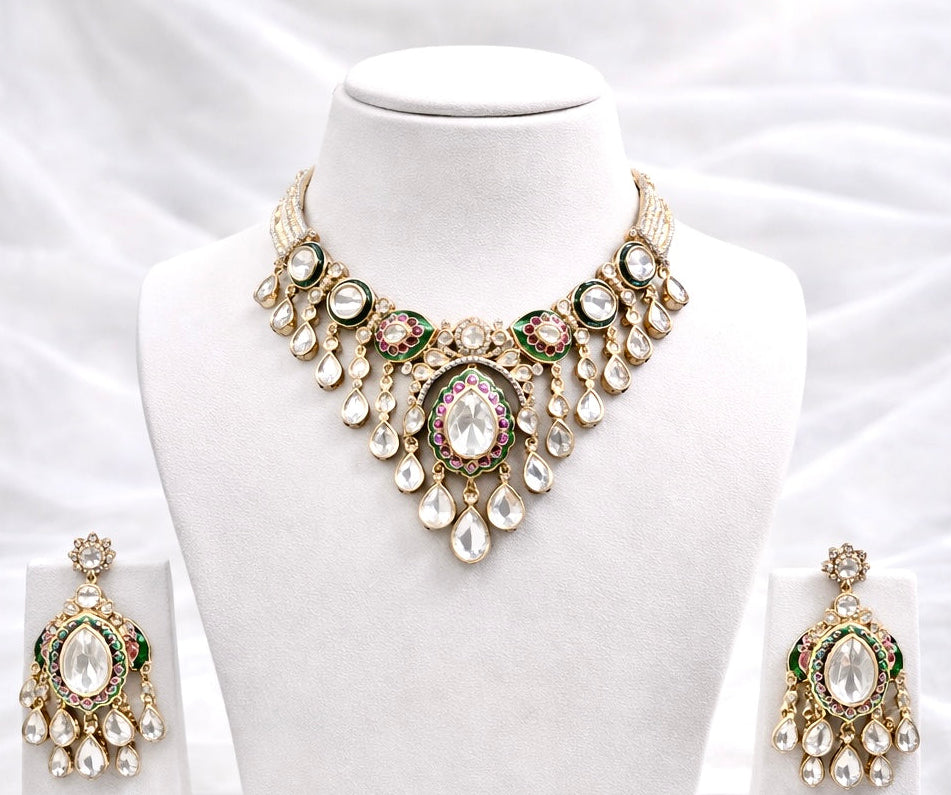 Tisha Moissanite Necklace Set