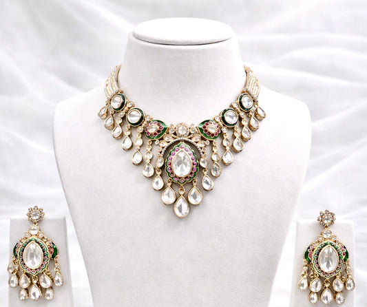 Tisha Moissanite Necklace Set