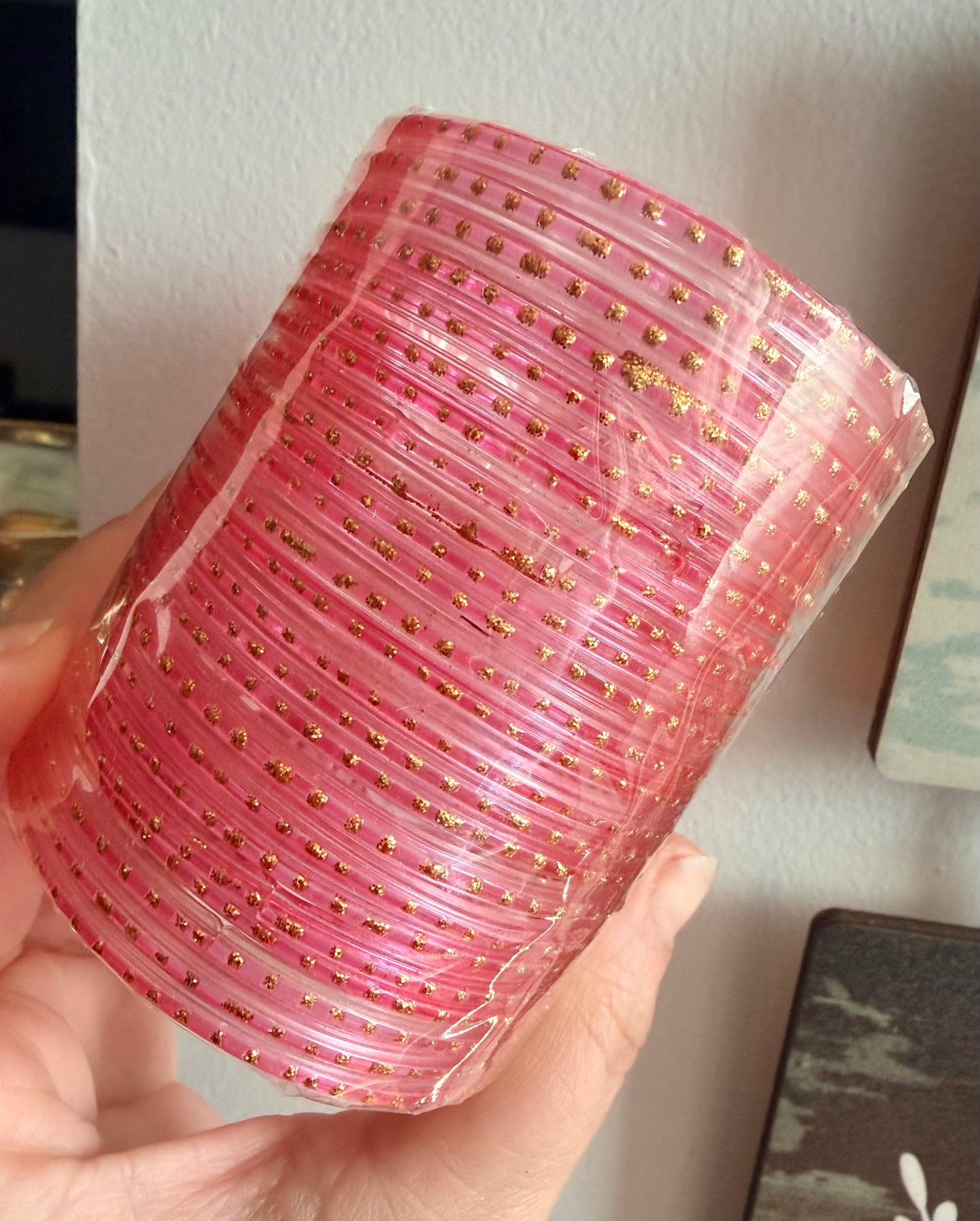 Sana Dotted Glass Bangle Set
