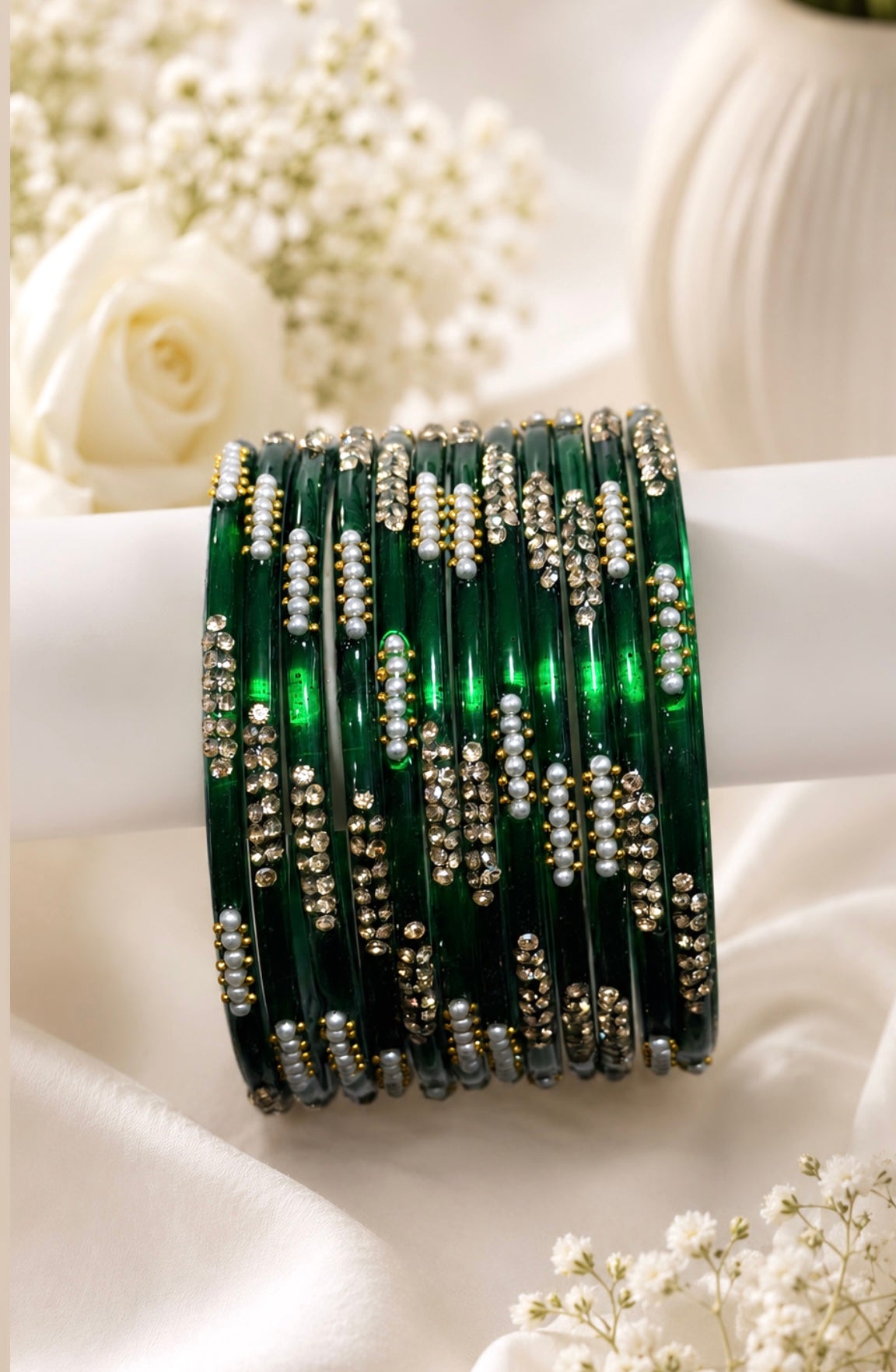 Mahi Pearl Bangle Set