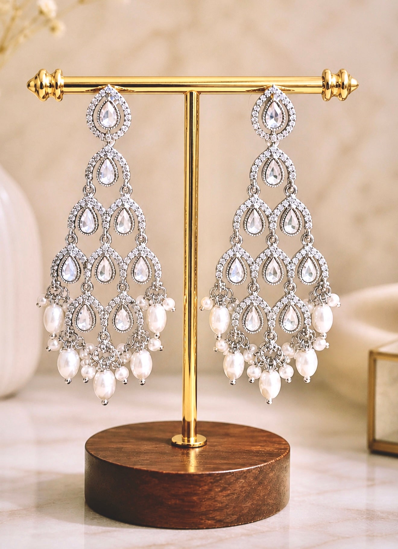 Heer Silver Earrings