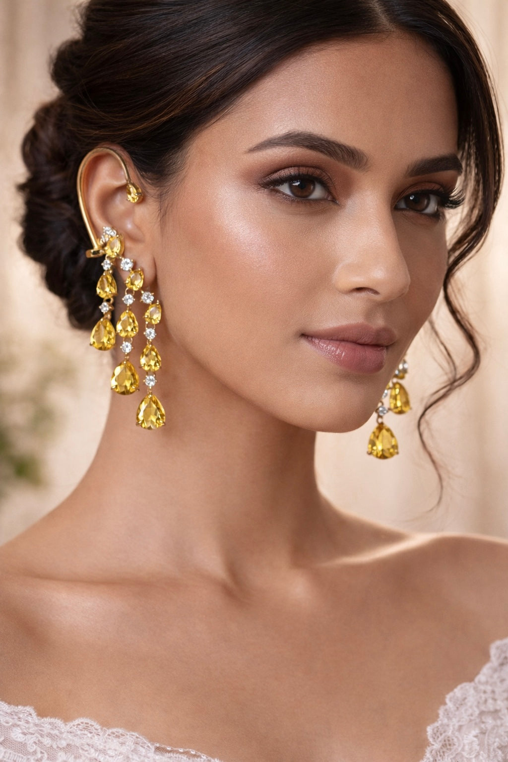 Kaira Dangling American Dimond Earrings
