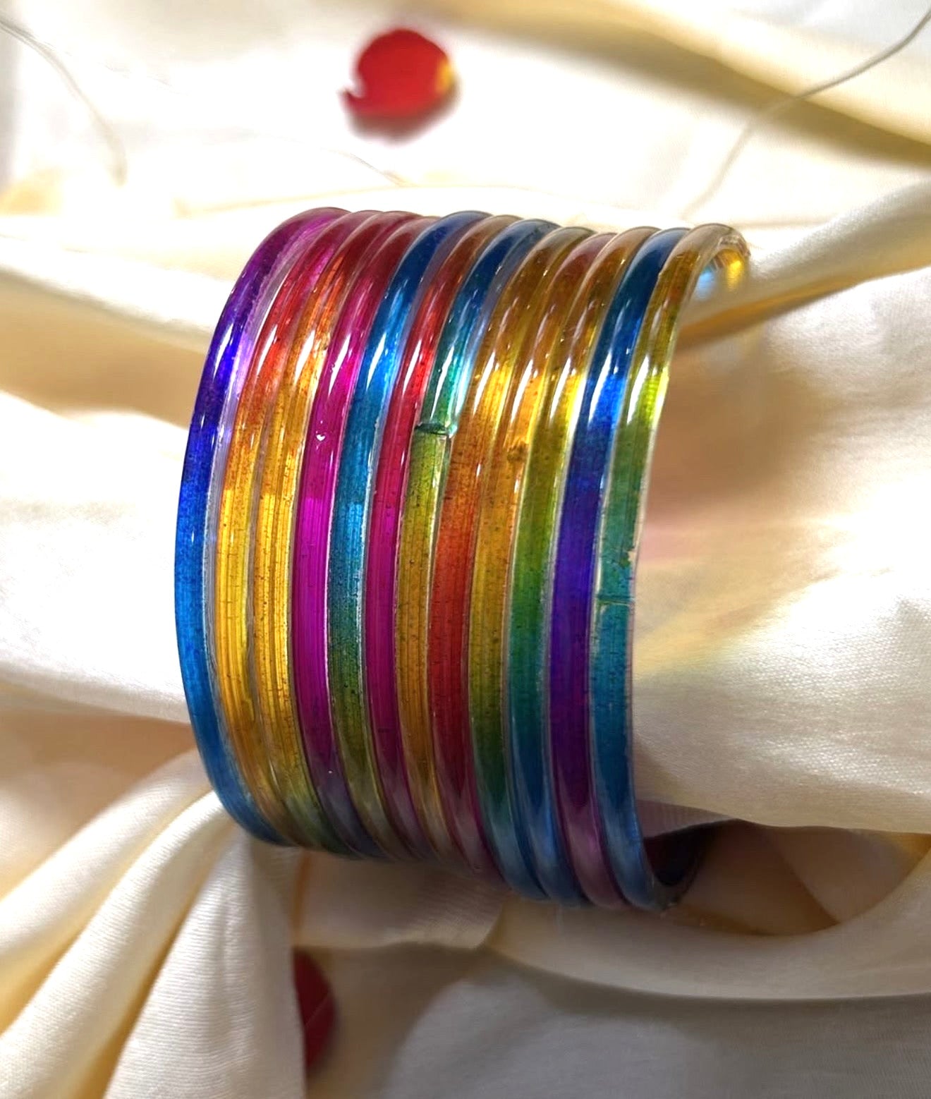 Nia Glossy Bangle Set