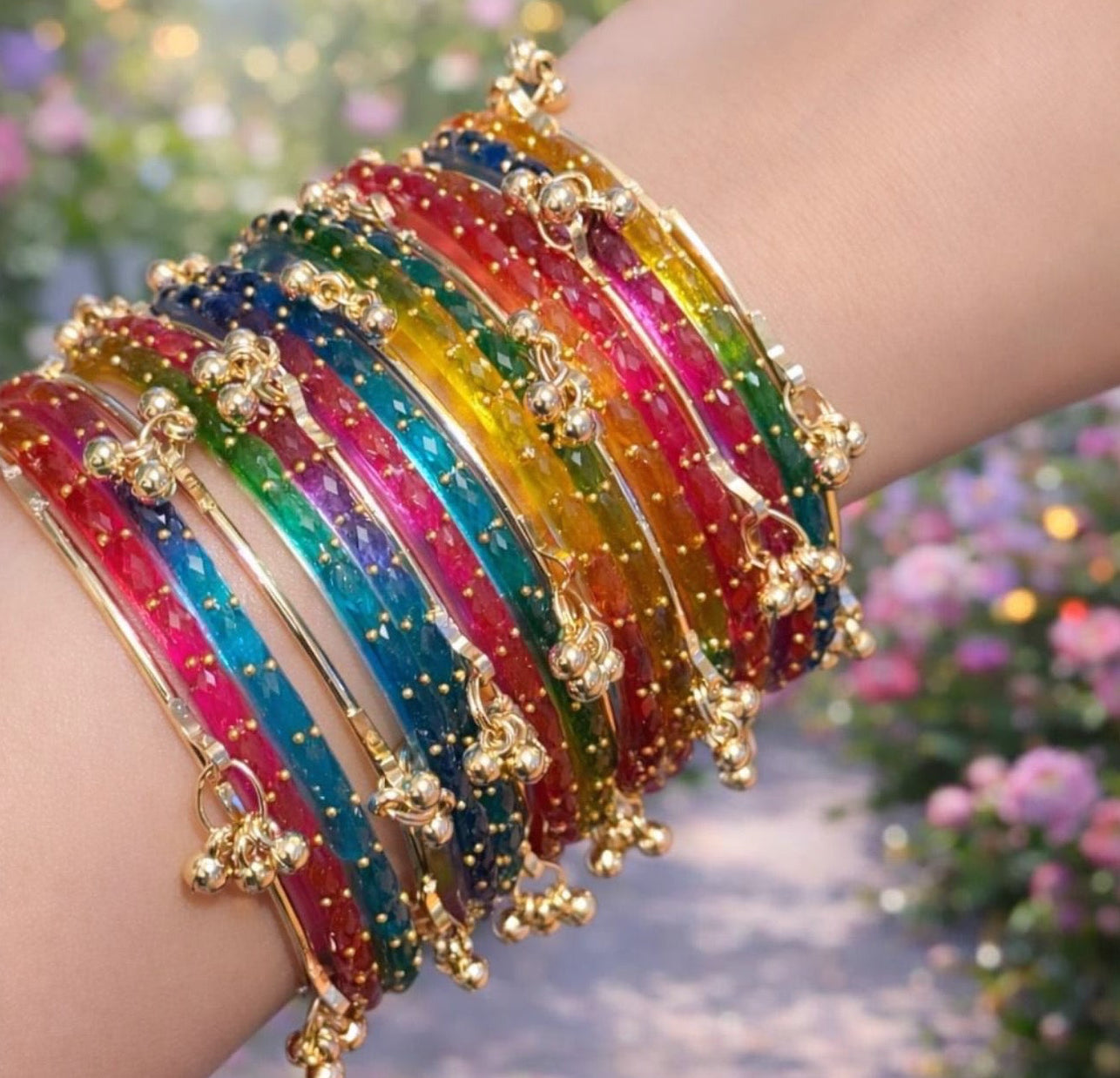 Anam Glass Bangle Set