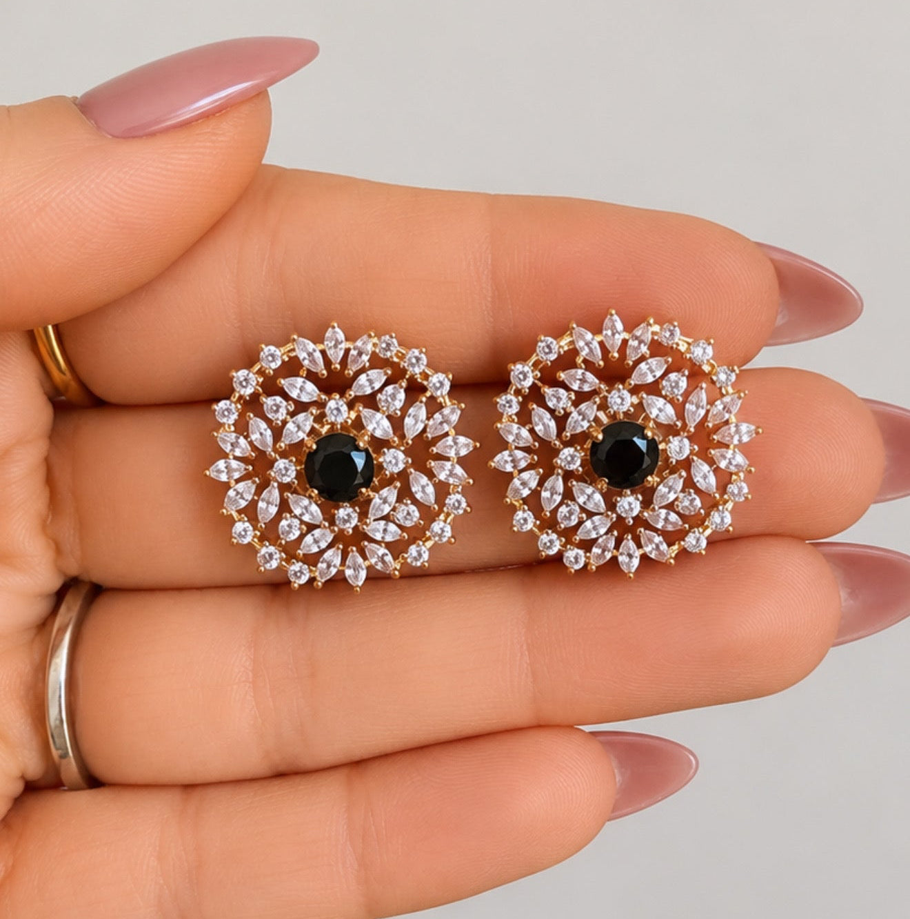 Noreen American Diamond Studs