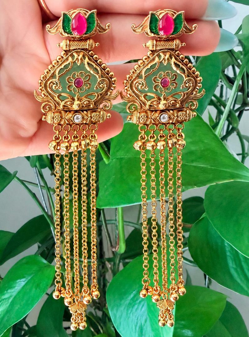 Yasmeen Heritage Kashmiri Style Earrings