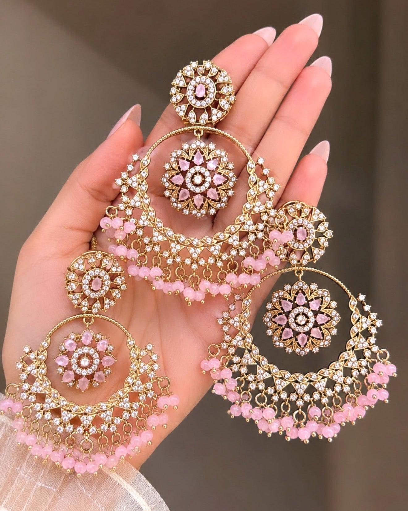Myra Jadau Earrings & Tikka Set