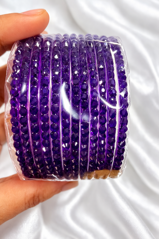 Sophia Glass Bangle Set
