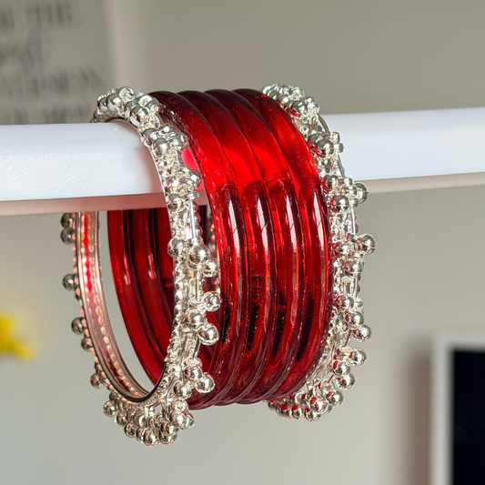 Nandini Glossy Bangle Set