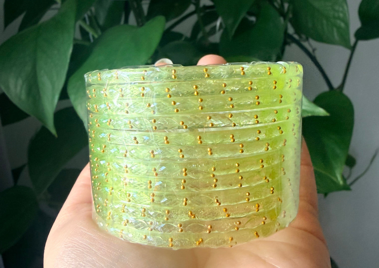 Sophia Glass Bangle Set