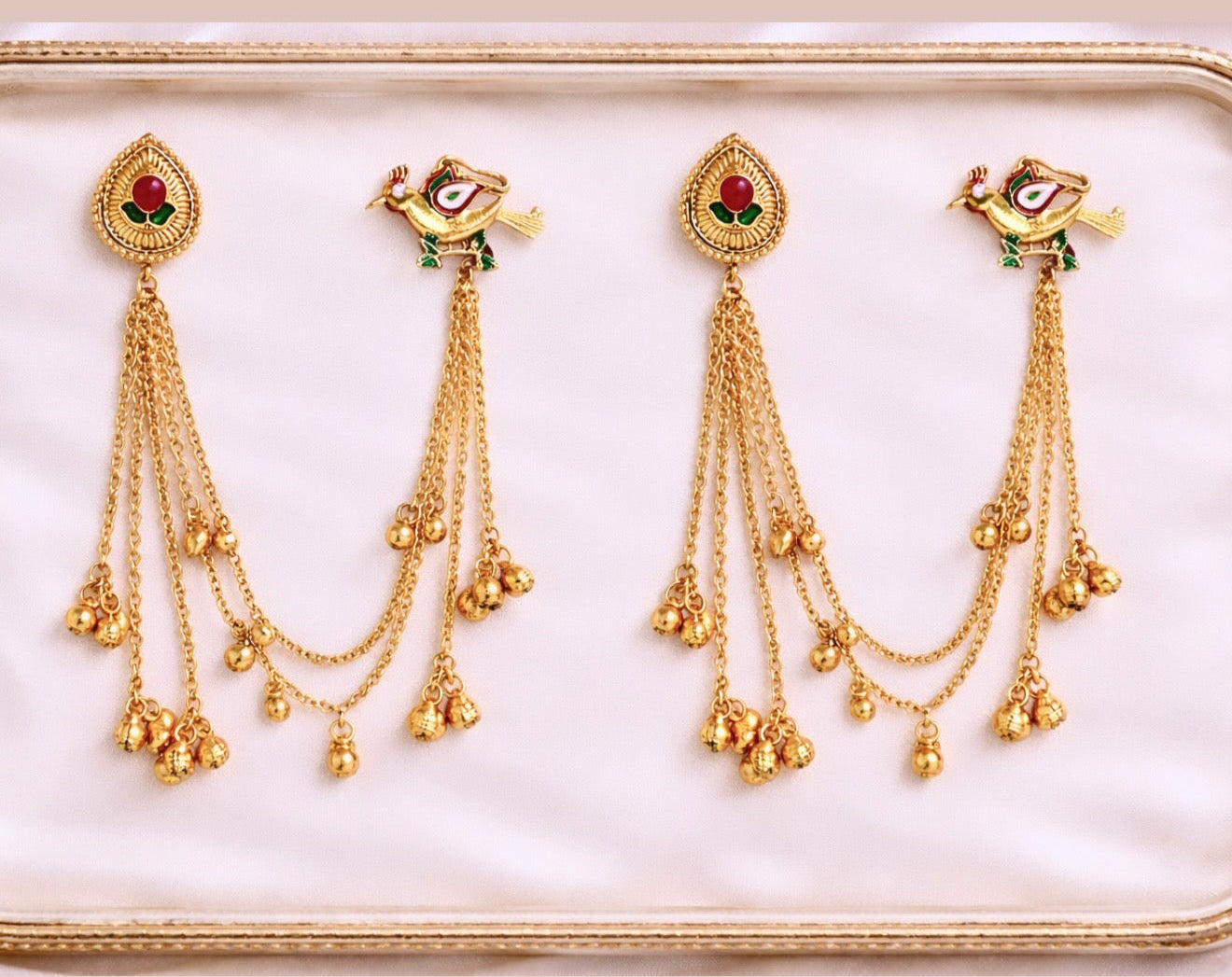 Nora Kashmiri Sahara Style Earrings