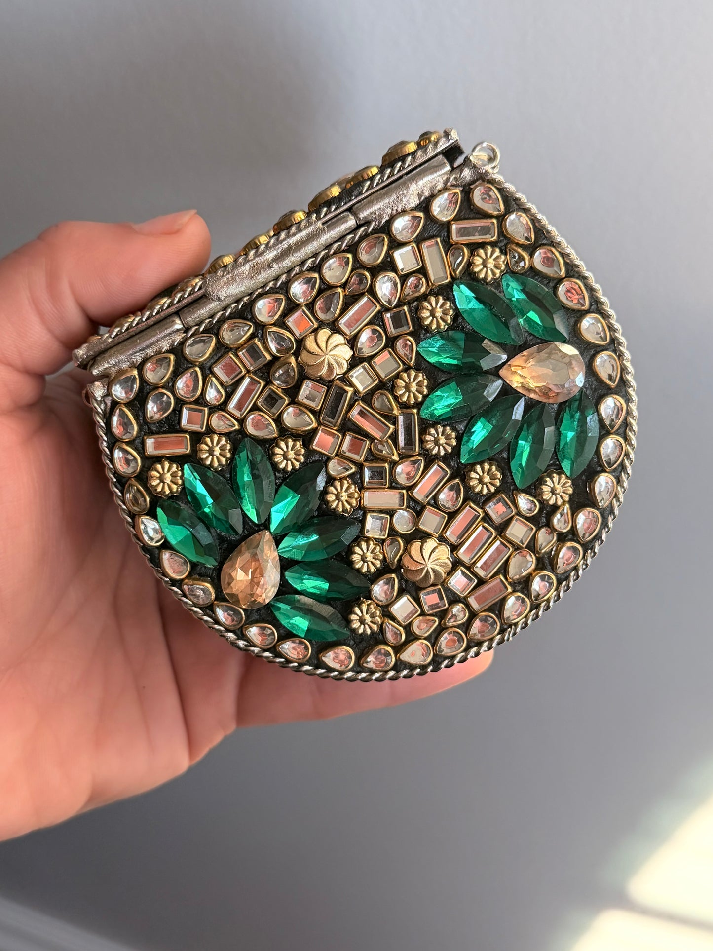 Mini Turkish Clutch With Detachable Chain