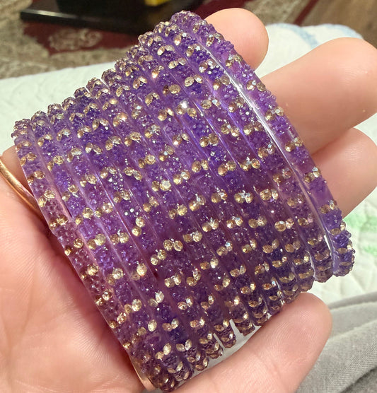 Sophia Glass Bangle Set