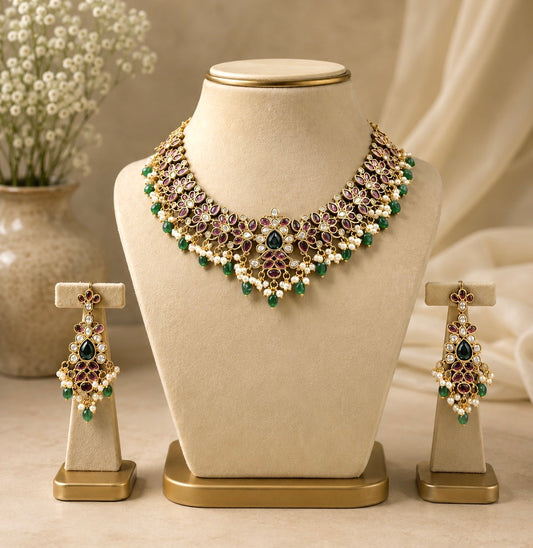 Kritika Kundan Necklace Set