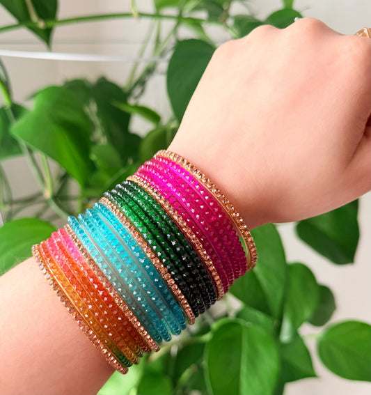 Arya Glass Bangle Set