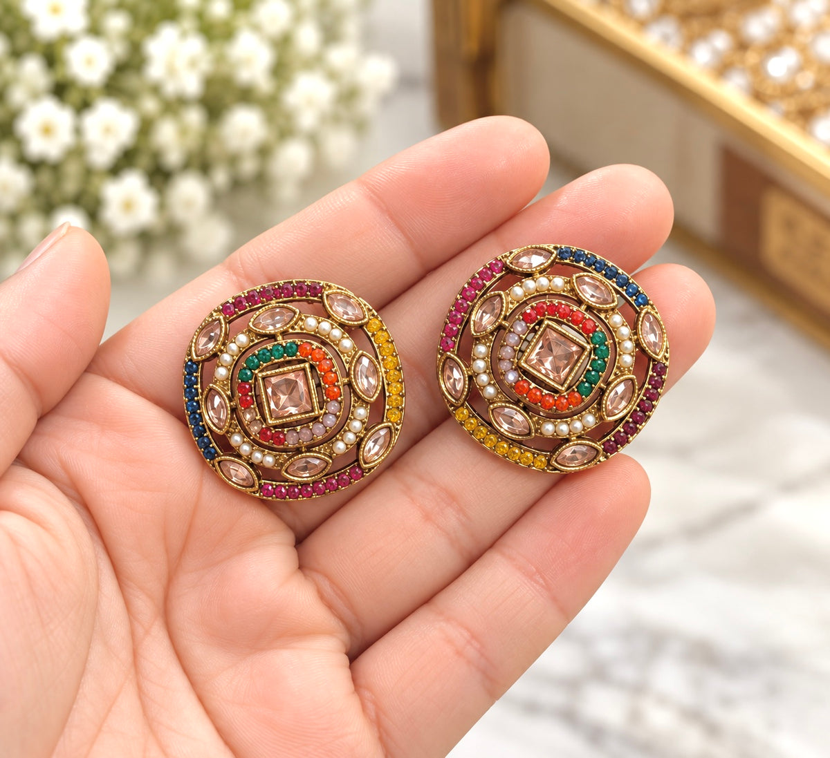 Safa Studs Earrings