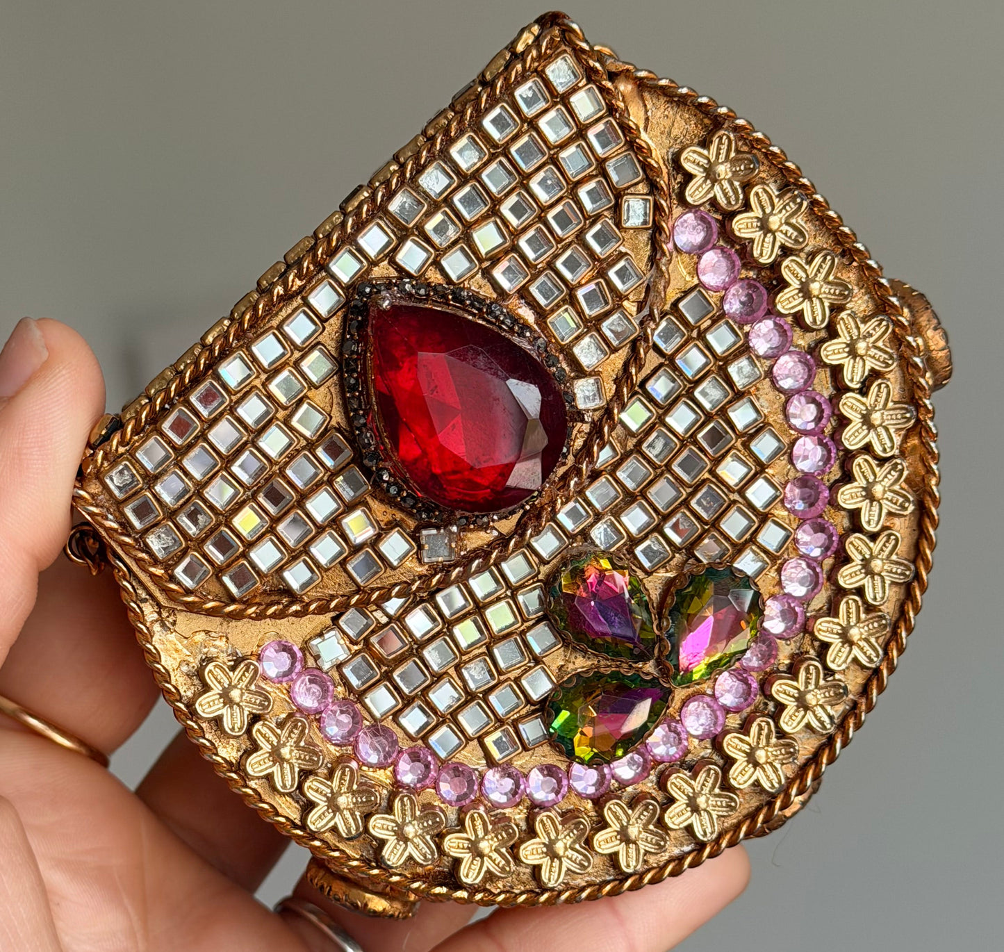 Naina Turkish Style Mini Kundan Clutch