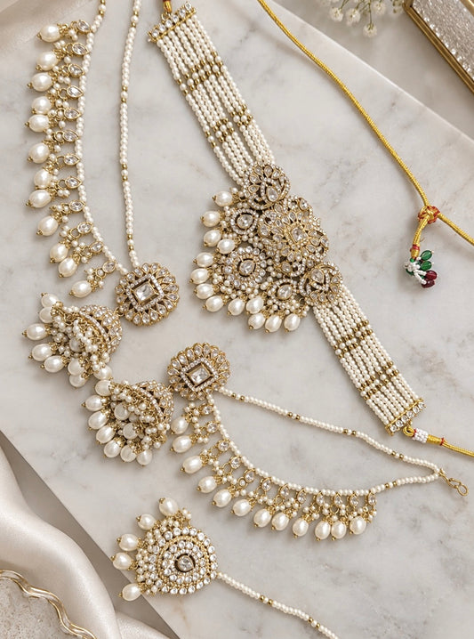 Sasha Choker Set with Sahara Earrings