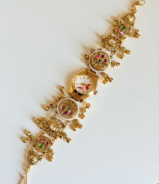 Krishma Heritage Watch-Adjustable