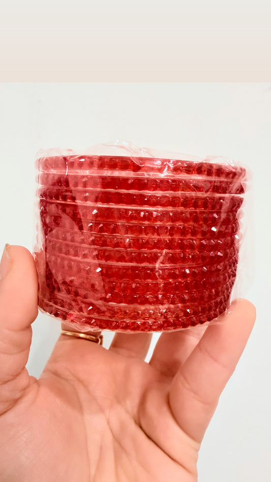Sophia Glass Bangle Set