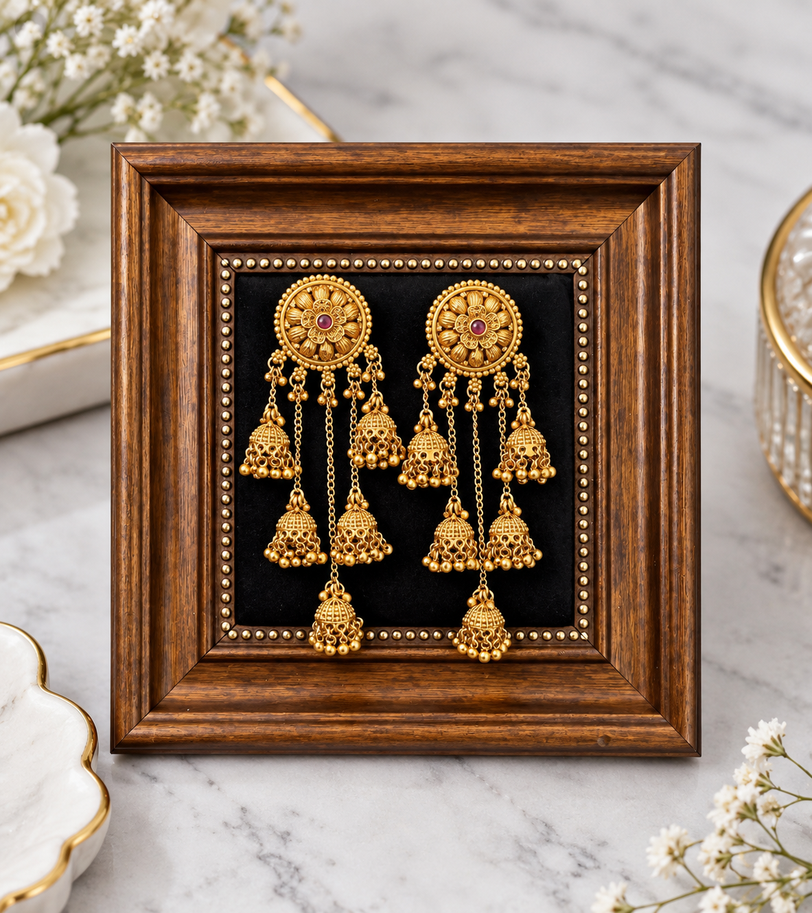 Ravina Premium Gold Plated Earrings