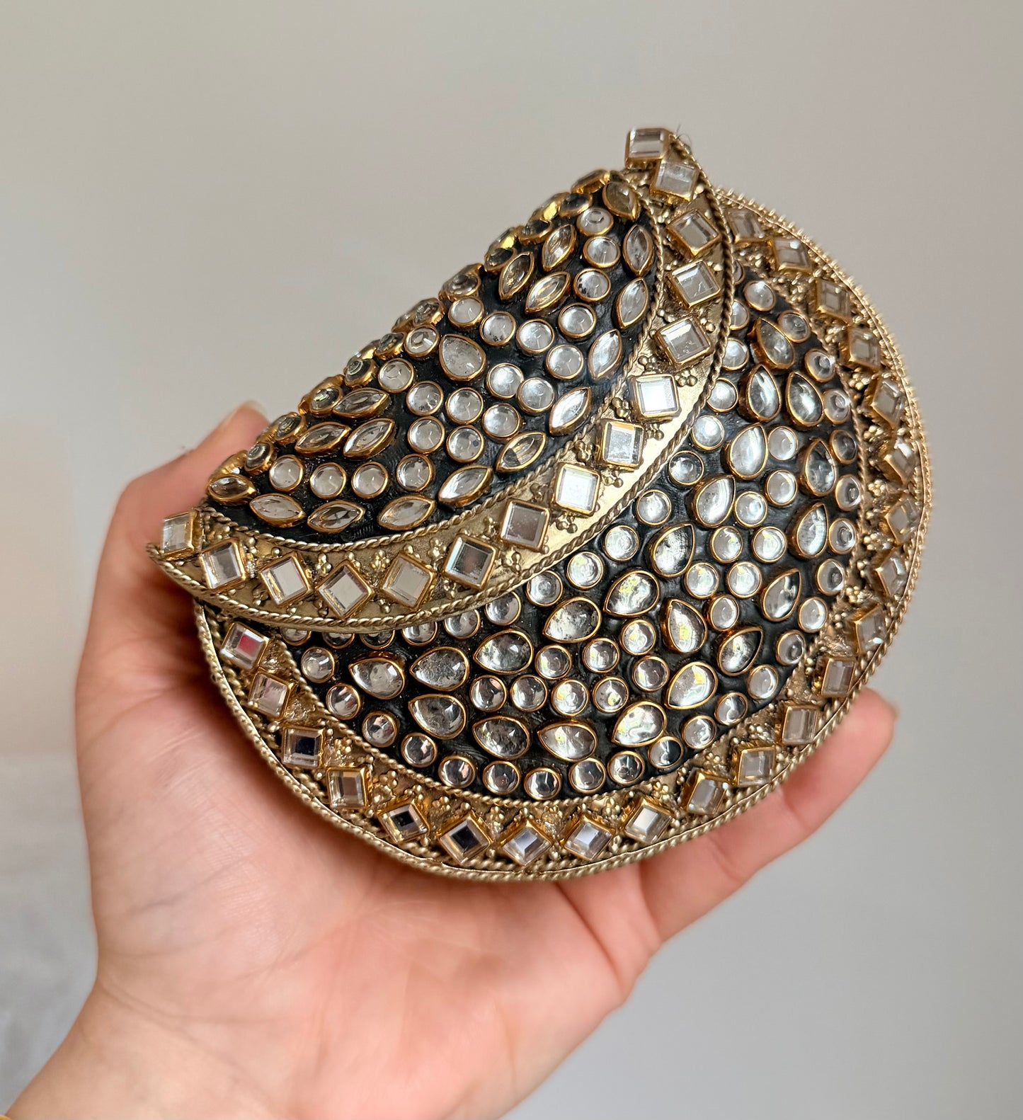 Naina Mini Kundan Clutch