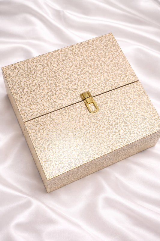 Golden with Red 4 Rod Bangle Box