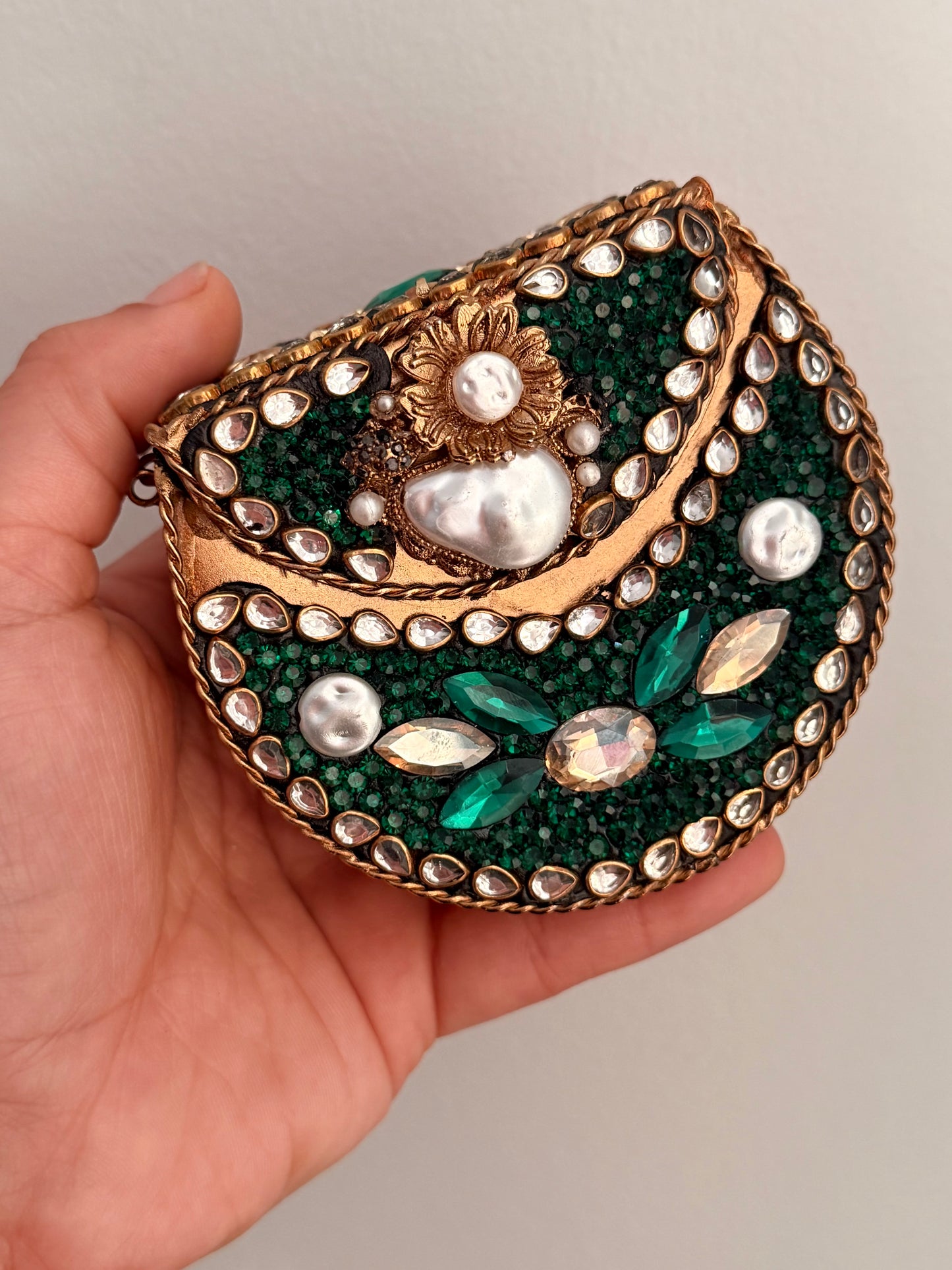 Mini Turkish Clutch With Detachable Chain