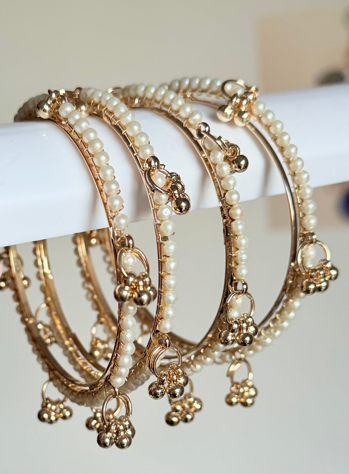 Trisha Pearl Kashmiri Ghungroo Bangles Set of 4