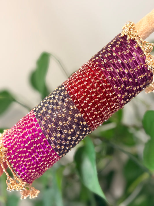 Shabnam Glass Bangle Set