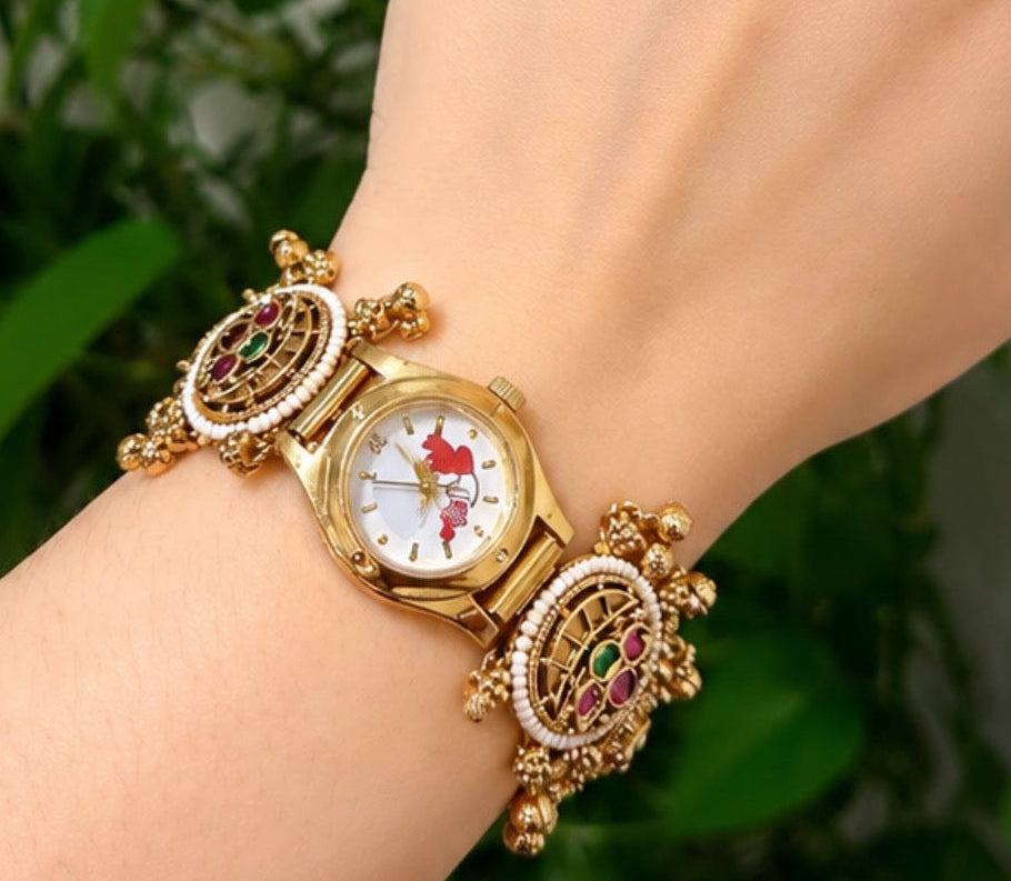 Krishma Heritage Watch-Adjustable