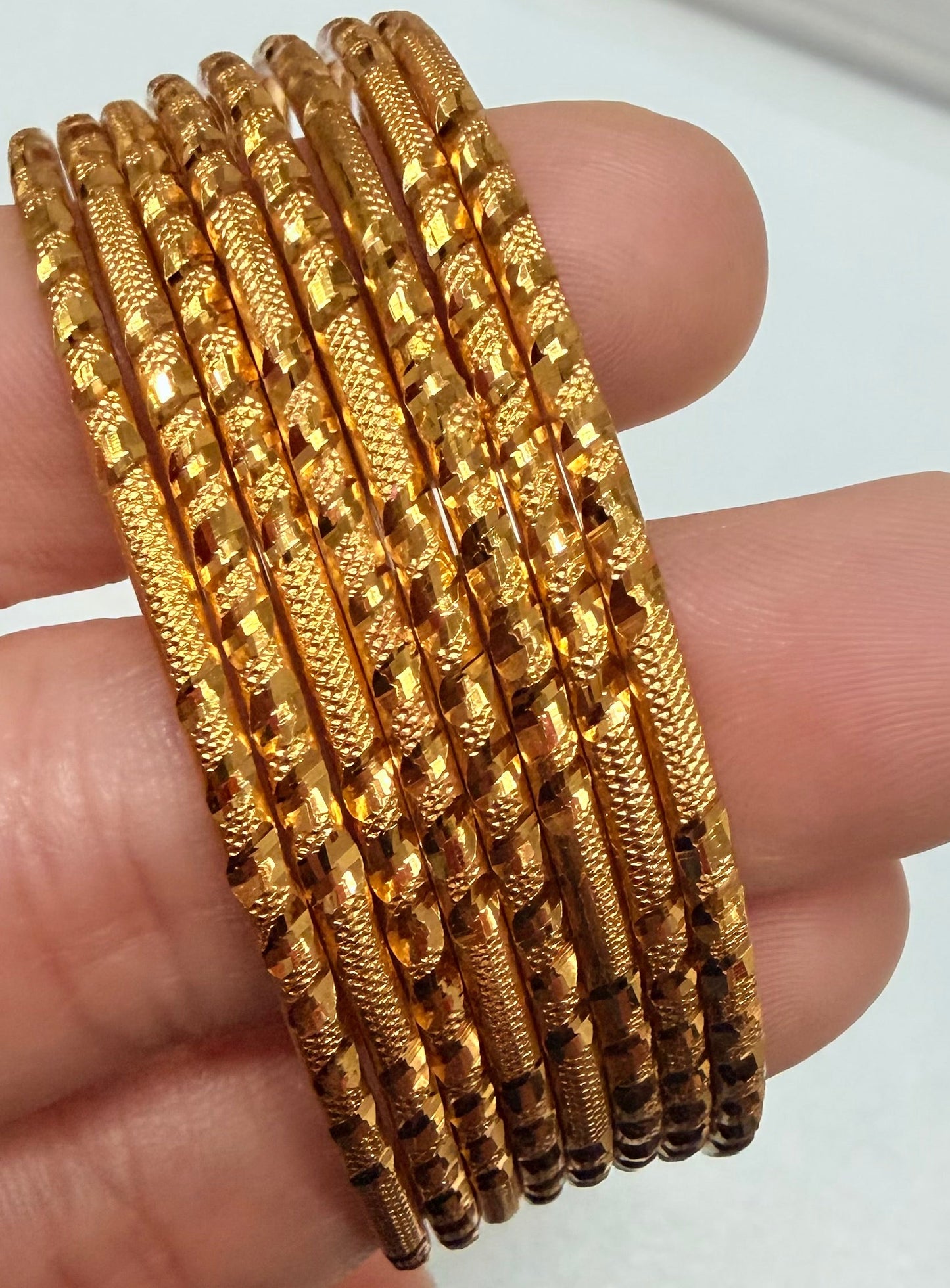 Rekha Gold Plated Bangle Set