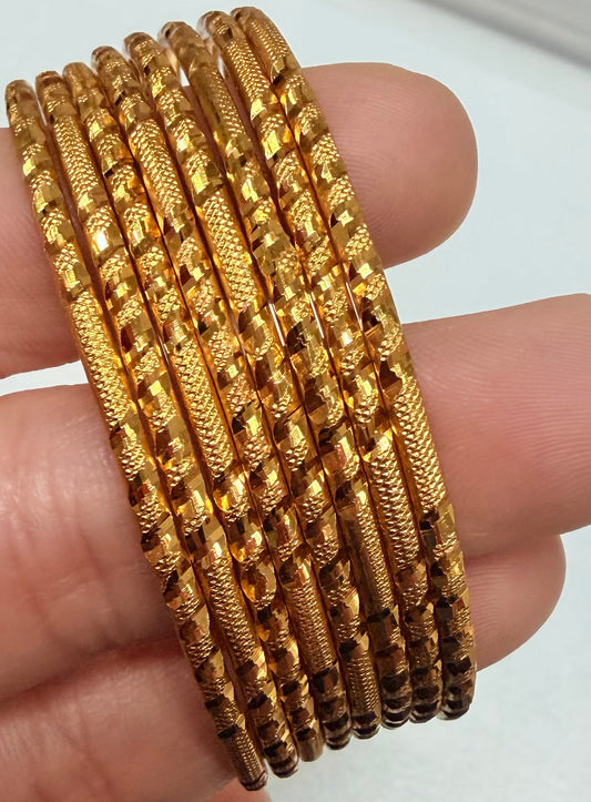 Rekha Gold Plated Bangle Set