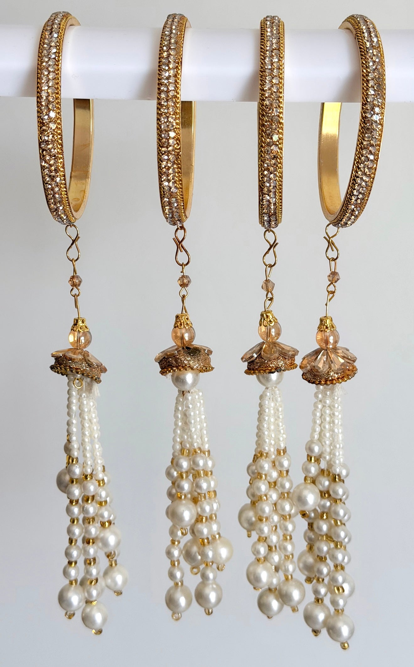 Sumaira Hanging Style Bangle Set (Set of four)