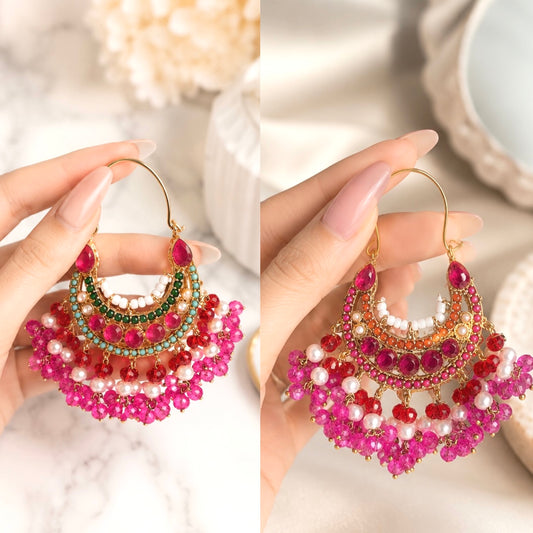 Aanyat Double Sided Jhumkis