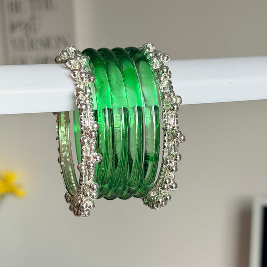 Nandini Glossy Bangle Set