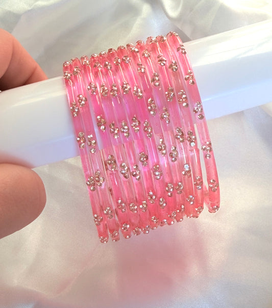 Sophia Glass Bangle Set