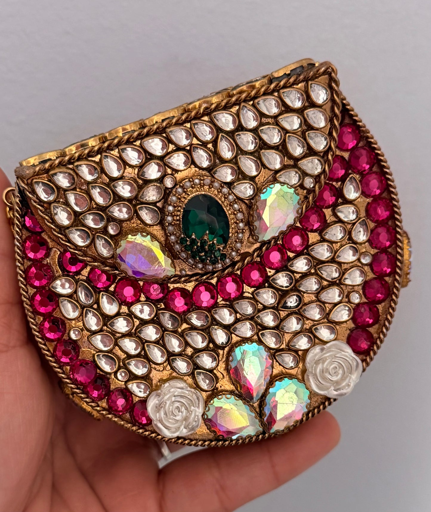 Mini Turkish Clutch With Detachable Chain