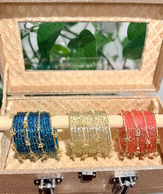 Naz Mini Glass Bangle Box- Box is Included