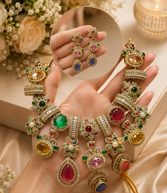 Sabya Inspired Trendy Necklace Set
