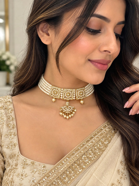 Vihana Jadau Necklace Set