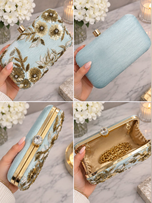Sargun Handmade Embroidered Clutch