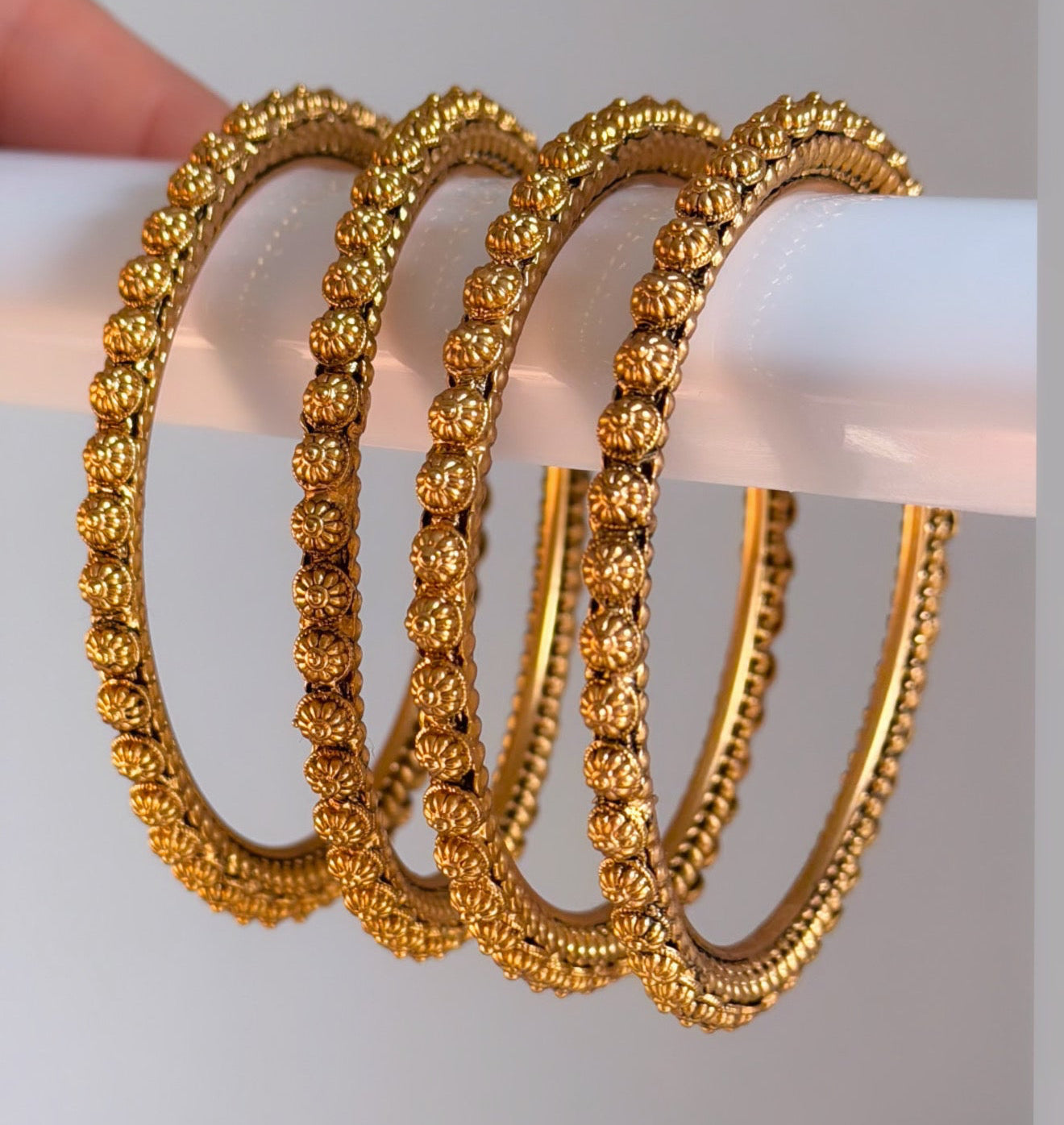 Naina Premium Gold Plated Bangle Set of 4