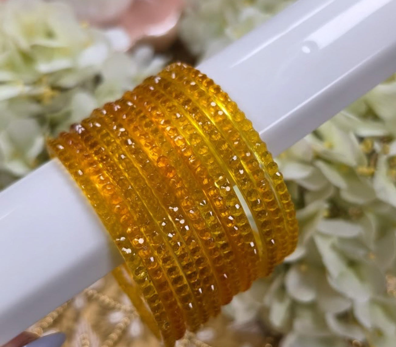 Sophia Glass Bangle Set