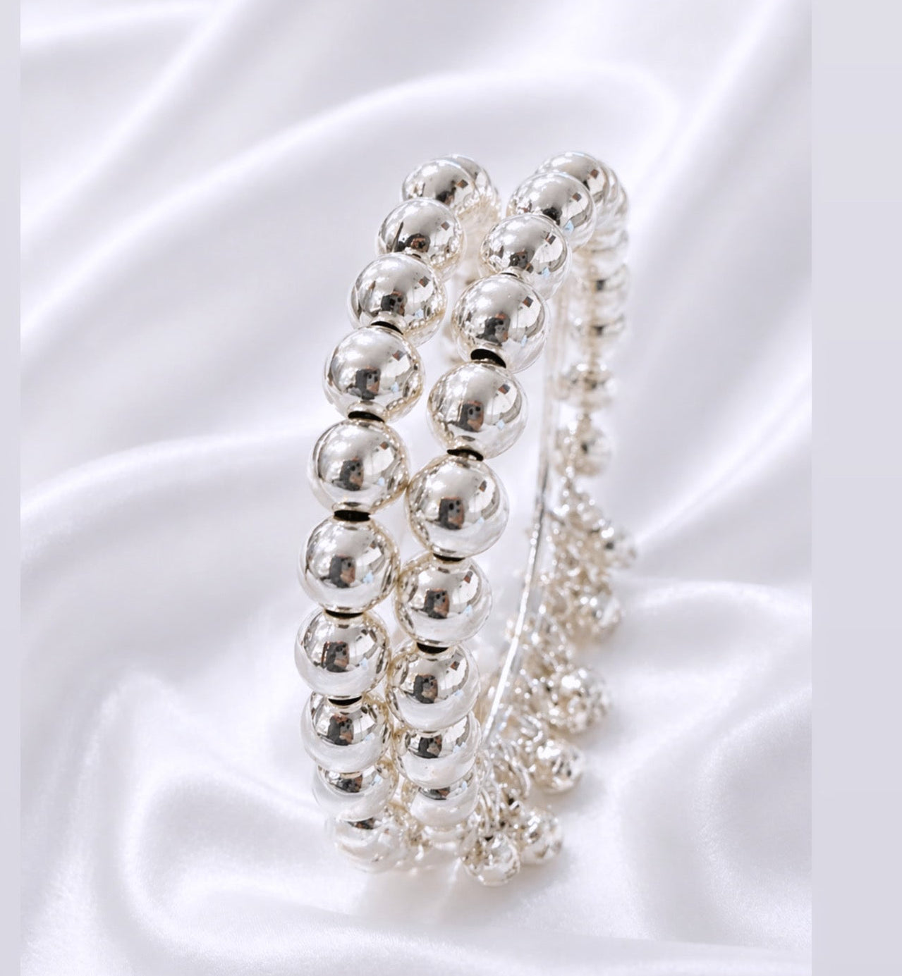 Silver Kashmiri Bangles-Set of 2