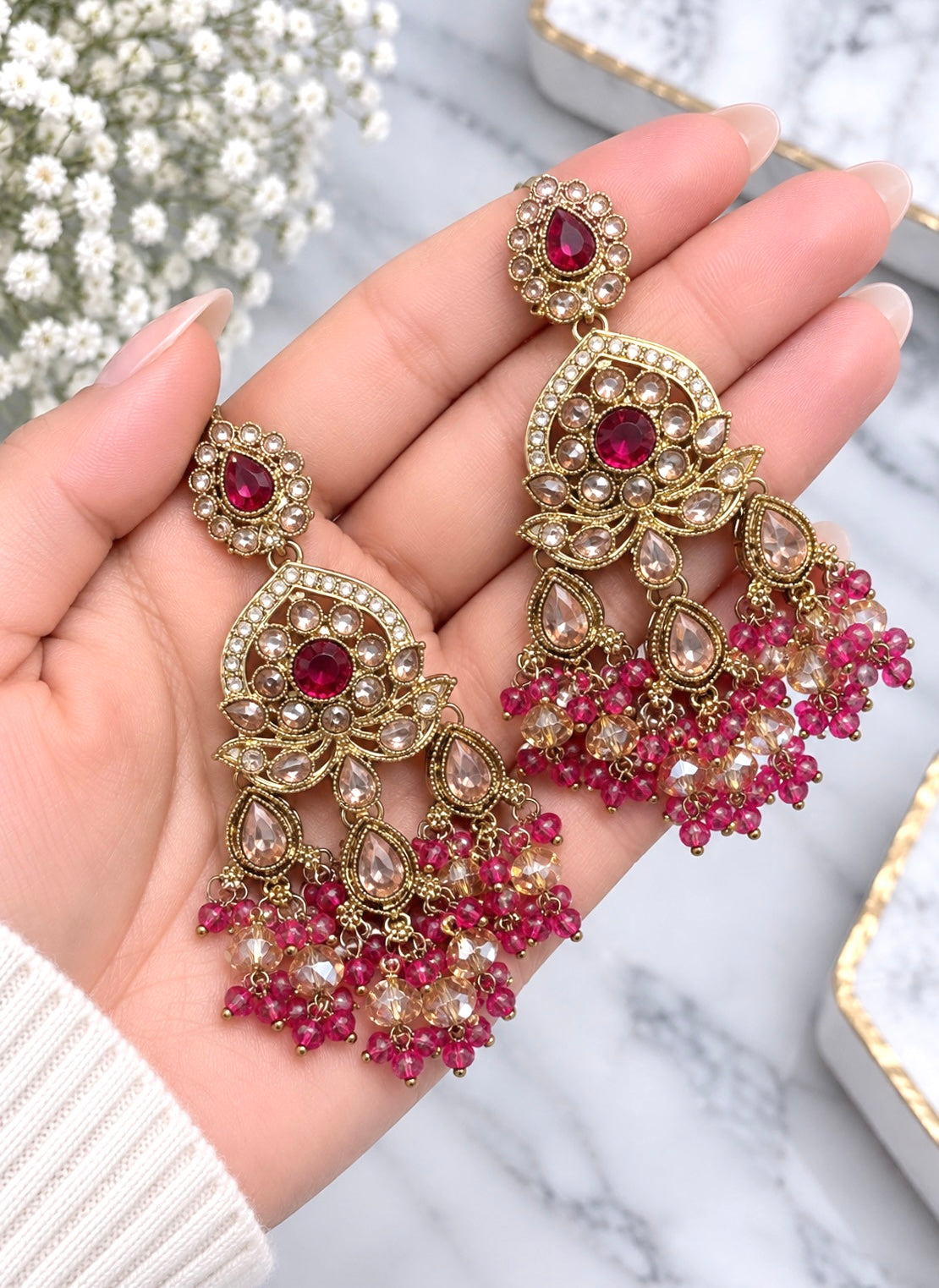 Mehak Polki Necklace Set