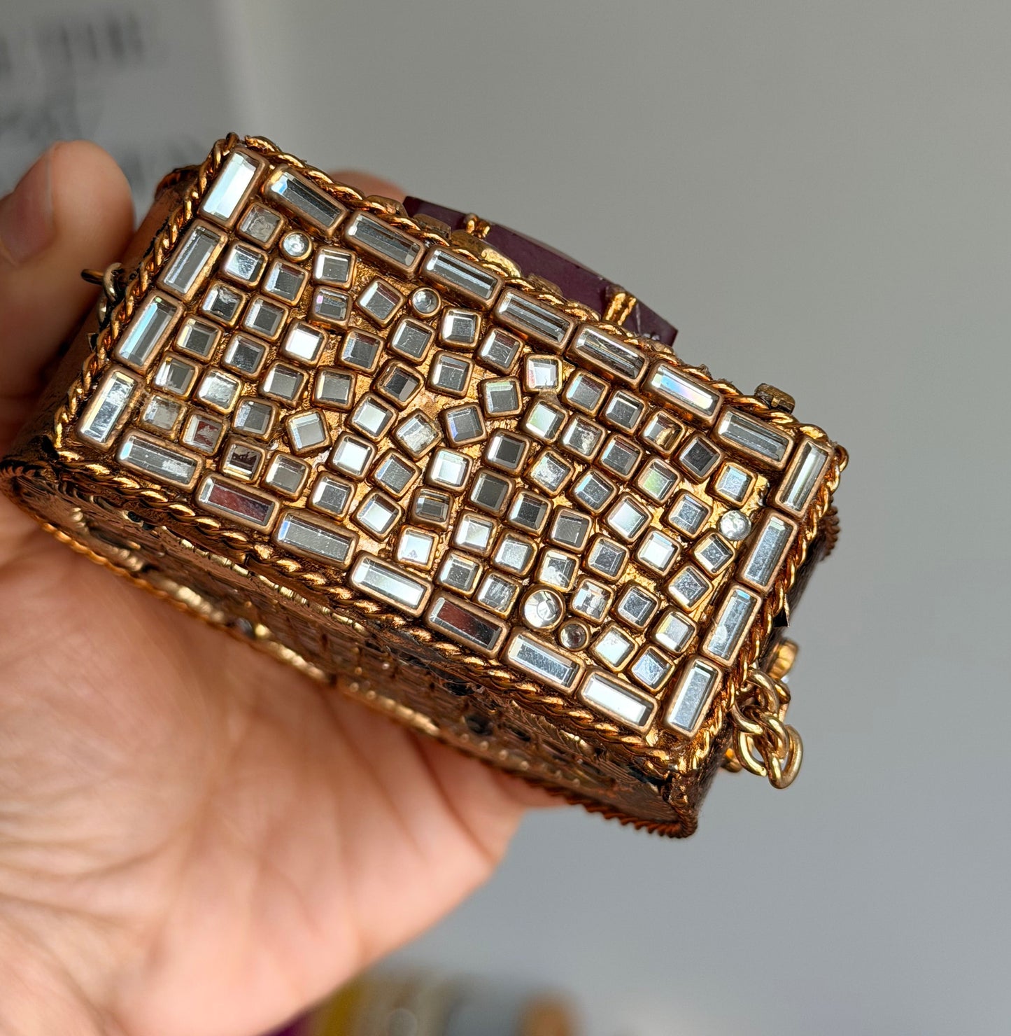 Naina Turkish Style Mini Kundan Clutch
