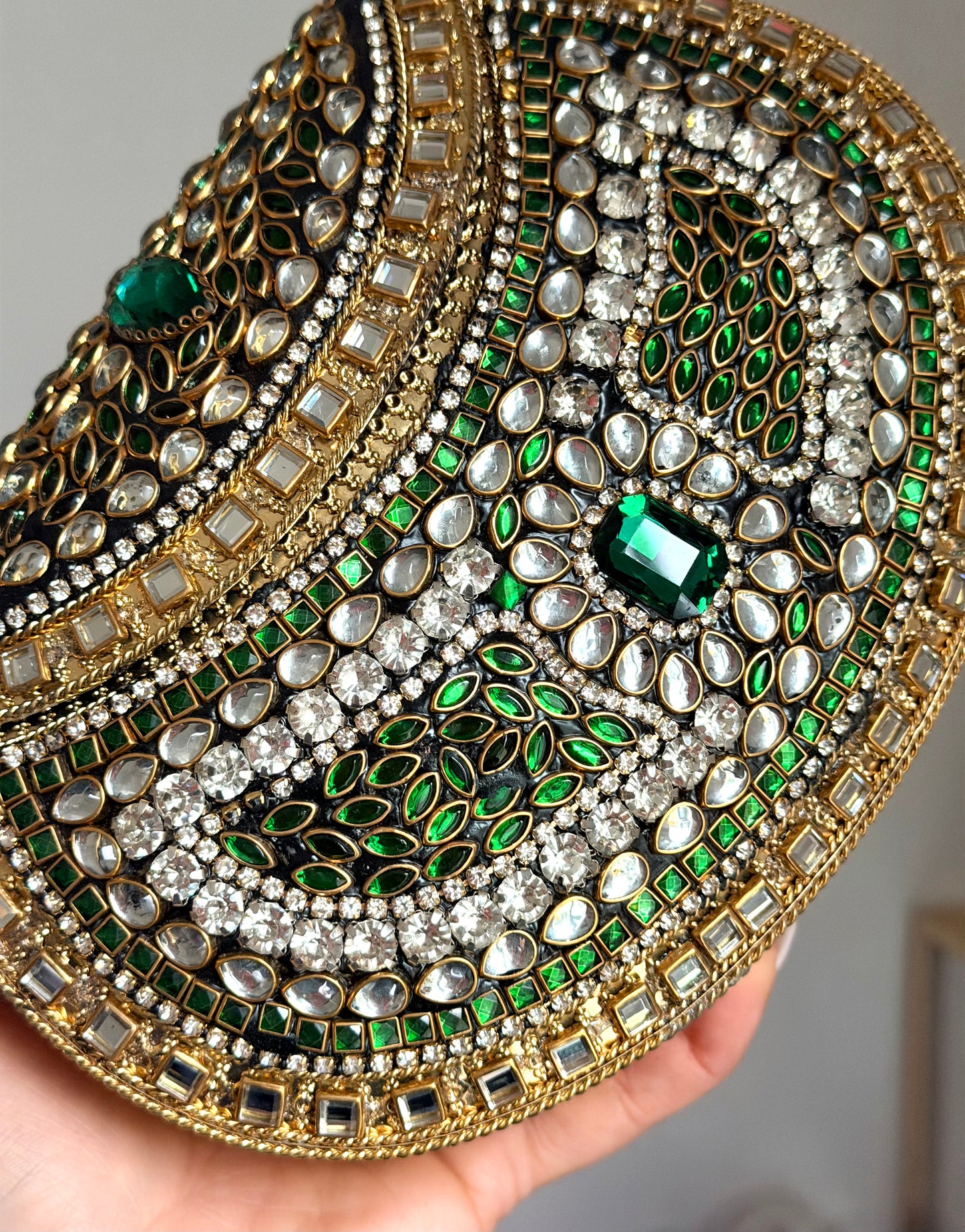 Naina Large Kundan Clutch